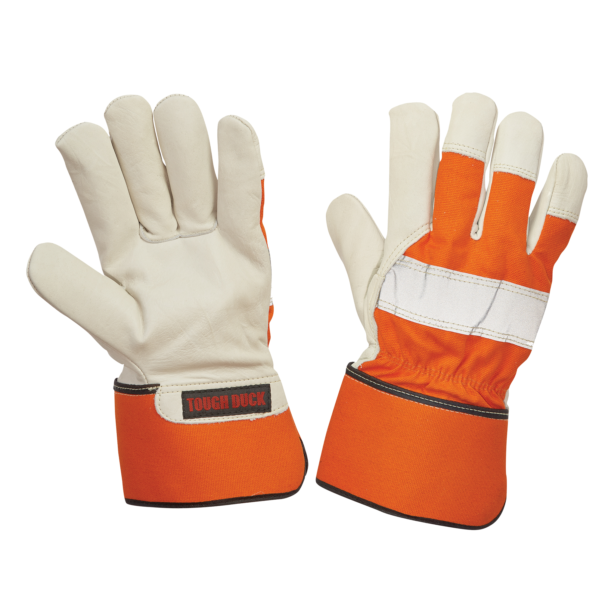 Picture of Tough Duck G794 THINSULATE LINED LEATHER HI-VIS FITTER GLOVE